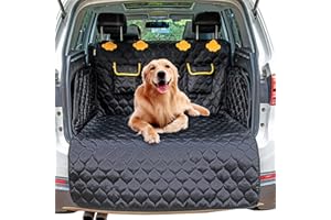 Wikoan Car Boot Protector, Nonslip Waterproof Dog Car Seat Cover Blanket With Side Protection Durable Antifouling Liner, Easy To Clean Car Truck SUV, WG000008