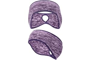 Oumers Polaire Bandeau Doux Chaud, Chauffe-Oreille Bande de cheveu de Manchon d'oreille pour Hommes et Femmes Hiver Running Yoga Ski Hors Sport