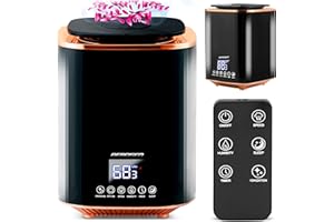 ‎BERDSEN Berdsen - Ultradźwiękowy nawilżacz powietrza – z jonizatorem i dyfuzorem aromatów – panel sterowania LED – automatyczne wyłączanie, zimna mgiełka – zbiornik na wodę 2,6 l – cichy – do sypialni i