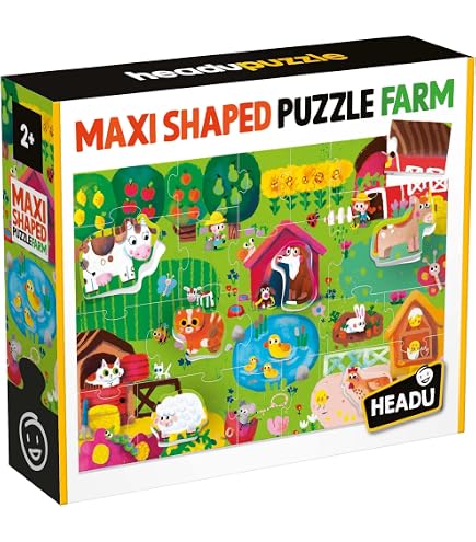 Headu Touch Puzzle Fairy Tales – 2-teilige Puzzles Mit Taktilen Steinen Für Kleinkinder (19 Motive)