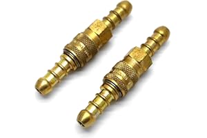 LUKRA 2 raccords rapides pour tuyau de 8 mm (diamètre intérieur) de propane/butane (63)
