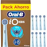 Oral-B Kids Disney Stitch Refills for Children +6 Years, Pack of 8 | Original Replacement Heads for Oral-B iO Electric Toothb