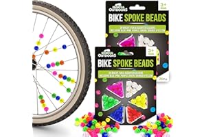 SOL 72pcs Bike Spoke Beads, Multicoloured Bicycle Spokey Dokeys, Bright and Fun Assorted Colours, Easy to Use Plastic Clip Wheel Reflectors for Kids, Girls, and Boys, Perfect for Bike Accessories