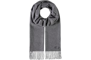 FRAAS Cashmink® Schal für Damen & Herren - Weicher als Kaschmir - 35 x 200 cm - Made in Germany - Perfekt für den Winter - Schal mit Fransen in Uni-Farben