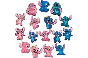 Yangsiw Shoe Charm, Clog Decoration PVC Shoes Decorations Lilo Shoe Buckles, Cartoon Anime Game Charms Shoe Accessories for Boys Girls Mens Womens Party Birthday