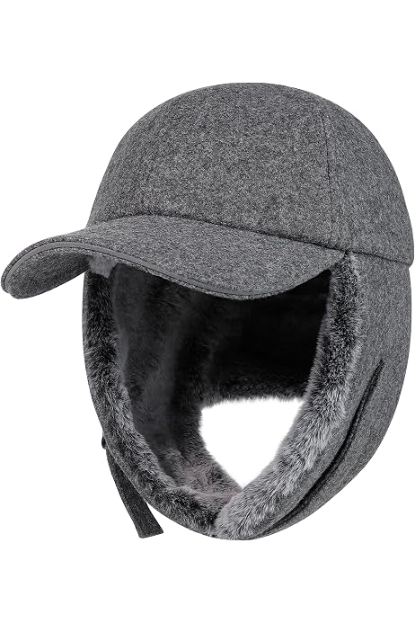HH HOFNEN Winter Beanie & Scarf Set With Visor - Warm Thick Hat For Men & Women, Outdoor Cold Weather Wear - View #9