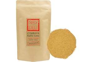 SPICY DELI Combava poudre de Madagascar 100gr "Agriculture Durable" sachet zip alimentaire.