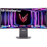 LG UltraGear Curved OLED Gaming Monitor 34GS95QE, 34 inch, 1440p, 240Hz, 0.03ms Response Time, HDR 10, NVIDIA G-Sync compatib