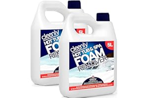 Cleenly Hot Tub & Spa Foam Remover for Defoaming - Anti Foam for Hot Tubs & Spas - 2 x 5L Easy To Use