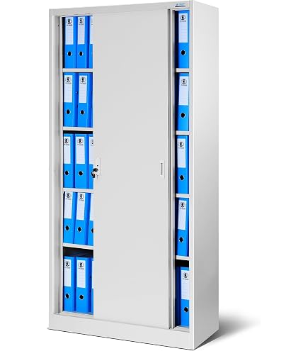 Aktenschrank Im Landhaus-Stil, Weiß, 78 X 36 X 124 Cm – Mit 2 Türen & 2 Fachböden, Made In Germany