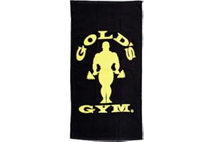 GOLD'S GYM Golds Gym Gold Gym - Asciugamano Nero e Giallo