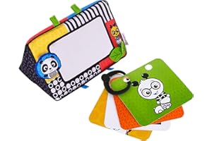 Baby Einstein, Flip For Art, lustra i karty o silnym kontraście, idealne do zabawy na brzuchu lub w podróży