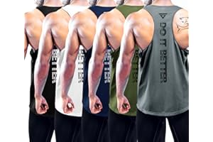 Boyzn 1 or 3er Pack Tank Top Herren, Sommer Ärmelloses T-Shirts Atmungsaktive Muskelshirts Achselshirts, Fitnessstudio Workout Tank Top Sport Unterhemd Gym Bodybuilding Sleeveless T Shirt für Laufen