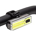 Moon - Helix Pro Rechargeable Handlebar Mounted Front Bike Light 250 Max Lumens, Daytime Mode, USB Type C, 140 Hours Max Runtime