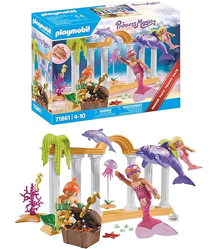 Playmobil Treasure Diver Gift Set - Ocean Adventure With Dolphin & Treasure