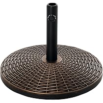 Base per Ombrellone Rotonda con Peso, Riempiabile con Sabbia/Acqua, 220lbs, Compatibile con Ombrelloni da Patio | Leroy Merlin