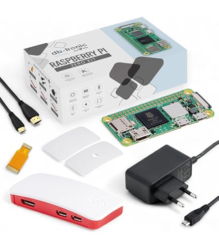 Pack Raspberry Pi Zero 2 W – Bundle Avec écran IPS 1.3", HAT UPS, Alimentation, Carte SD… Pour Projets Portables