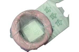 BABYMAD Travel Potty Liners Disposable (Pack of 60) - ECO Friendly Biodegradeable - Use Liner With Babyway & Other Leading Potties