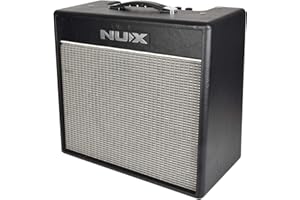Nux Mighty 40B Modeling-Verstärker, Gitarrenverstärker (40 Watt Output, 10 Zoll Premium-Lautsprecher, 4 Kanäle, 9 verschiedene Effekte, 3.5mm Aux-Anschluss, Bluethooth), Schwarz