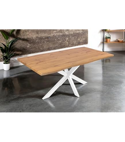 Esstisch 140x80x75 Cm – Aus Eiche Optik, Robust, Modern, Für Esszimmer Oder Küche