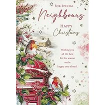 Modern Christmas Card - Nephew - 8" X 6" - Piccadilly Greetings