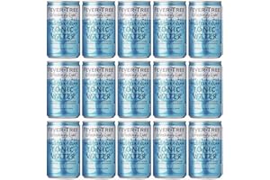 Fever-Tree Eau tonique méditerranéenne rafraîchissante et légère 15 x 150 ml