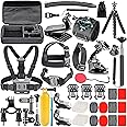 eWINNER 50-In-1 Action Camera Accessory Kit for GoPro Hero 13 12 11 10 9 8 7 6 5 4 3 2 1 for GoPro Max for Insta360 for DJI Acation camera