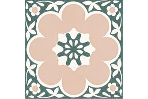 FloorPops 12-in by 12-in Pink Daphne Vinyl Peel & Stick Floor Tiles (10 Tiles), (10 sq.ft./Carton)