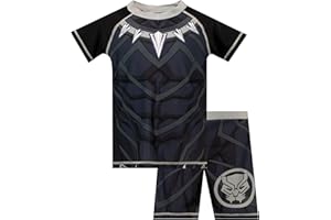 Marvel Jungen Black Panther Zweiteiliger Badeanzug