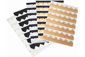 ‎SEMIKOLON Semikolon Fotoecken schwarz | 252 Stück |Dekorative, selbstklebende Fotokleber für Fotoalben | Hochwertige Foto-Sticker/Fototape