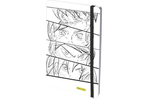 Online Journal en pointillé A5 - papier epais premium 120g/m², FSC - 144 pages - carnet de notes design Manga - cahier relié - bullet journal dotted