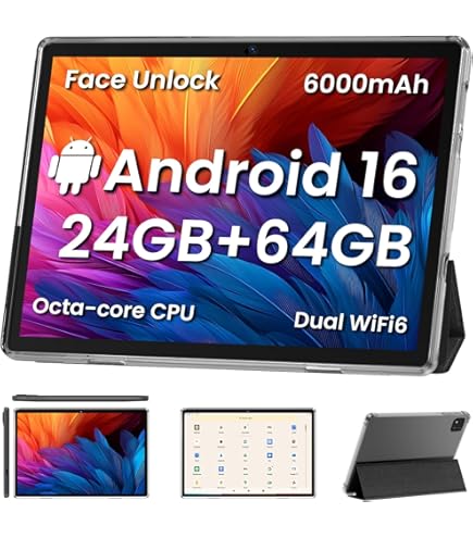 Blackview Tab 60 WiFi Android 14 Tablet, 12GB+128GB (1TB External