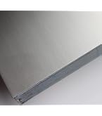 304 Edelstahlblech – 0,5 Mm Stark, 250 X 500 Mm (25 X 50 Cm), Rostfrei, Vielseitig Für DIY, Handwerk & Bau – 2 Stück