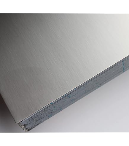 FEPRE Lüftungsgitter Edelstahl – 5 X 25 Cm, Lamellengitter, Silber, Für Wand- Oder Deckenmontage