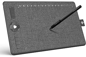 GAOMON M1230 12 Pollici Tavoletta Grafica, 8192 Livelli di Pressione Penna e 13 Tasti Rapidi + 16 Tasti Funzione, Compatible con Android e Windows e Mac OS