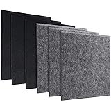 6 Pack Acoustic Panels Studio Foam Soundproofing Panels Nosie Dampening Foam Studio Music Equipment Acoustical Treatments Foa