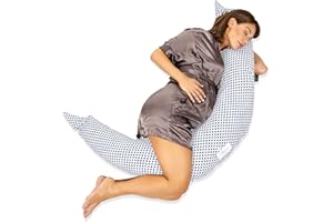 KOALA BABYCARE Coussin de Grossesse pour Dormir XXL - Coussin Allaitement Confortable Multifonctionnel - Housse Amovible 100% Coton