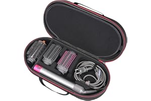 RLSOCO Tasche für Dyson Airwrap i.d. Multi-Haarstyler und -trockner - Hält 4pcs lang oder kurz Barrel (Nur Tasche,Haarstyler ist Nicht enthalten) - Schwarz