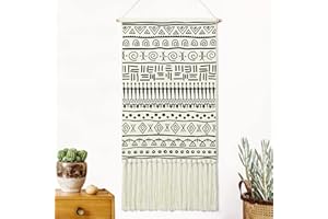 Weldomcor Arazzo da Parete in Macramè Arazzo da Parete per la Decorazione Domestica Soggiorno Arredamento Camera da Letto Ornamenti