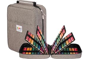 JAKAGO Duży piórnik XXL z 270 przegródkami na długopisy, wodoszczelna torba na długopisy akwarelowe, markery i długopisy żelowe, szary, xxl, Piórnik
