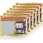 FunX Scherz Rubbellose - Scherzartikel für Erwachsene mit Fake Hauptgewinn - 6er Pack