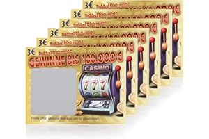 FunX Scherz gratta – Articoli scherzi per adulti con falso profitto principale, confezione da 6