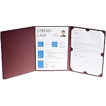 Bewerbungsmappen A4 3-teilig Im 5er Pack - Recyclingkarton Blau