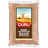 Duru Esmer K&ouml;ftelik İnce Bulgur (&Ccedil;iğ K&ouml;ftelik) 2000g &ndash; Doğal Taş Değirmende &Uuml;retilmiş, Kolay Yoğrulan, Lif ve Protein Kaynağı