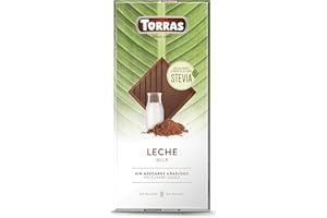 Czekolada mleczna bez cukru bezglutenowa 100 g Stevia Torras