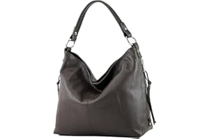 modamoda de - Ital Shopper Sac à bandoulière en cuir grande T160