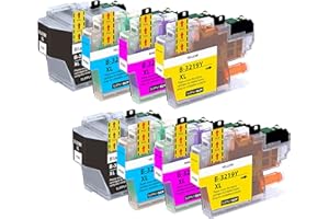 Supply Guy LC3219XL Druckerpatronen kompatibel mit Brother LC3219 LC3217 Patronen passend für MFC-J5330DW MFC-J5730DW MFC-J6530DW MFC-J6930DW MFC-J6935DW Multipack 8 Tintenpatronen