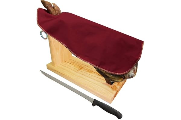 Support à jambon + couteau + protège-jambon JamonOnline