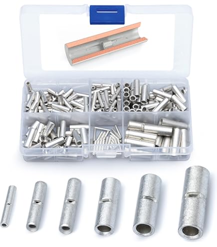 10er Set Unisolierte Stoßverbinder – 10 Mm², Robustes Metall, Für Dauerhafte Crimpverbindungen – Für Elektroinstallationen, Maschinenbau & Fahrzeuge 10er Set Unisolierte Stoßverbinder – 10 Mm², Robustes Metall, Für Dauerhafte Crimpverbindungen – Für Elektroinstallationen, Maschinenbau & Fahrzeuge