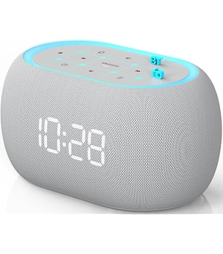 Speaker Lampade Con Altoparlante Bluetooth, 5 in 1 Digitale Sveglia